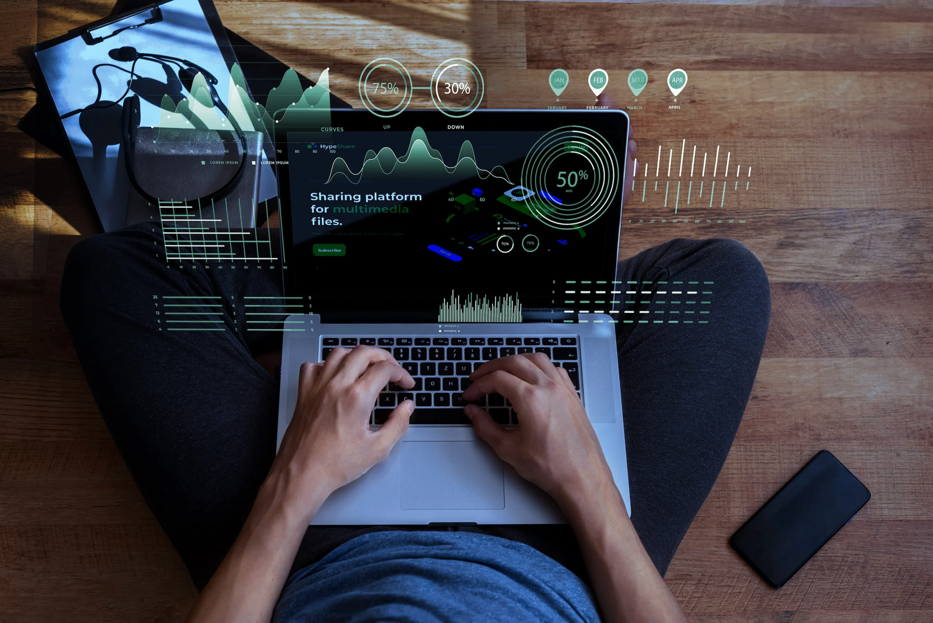 Hands on data science cyber keyboard